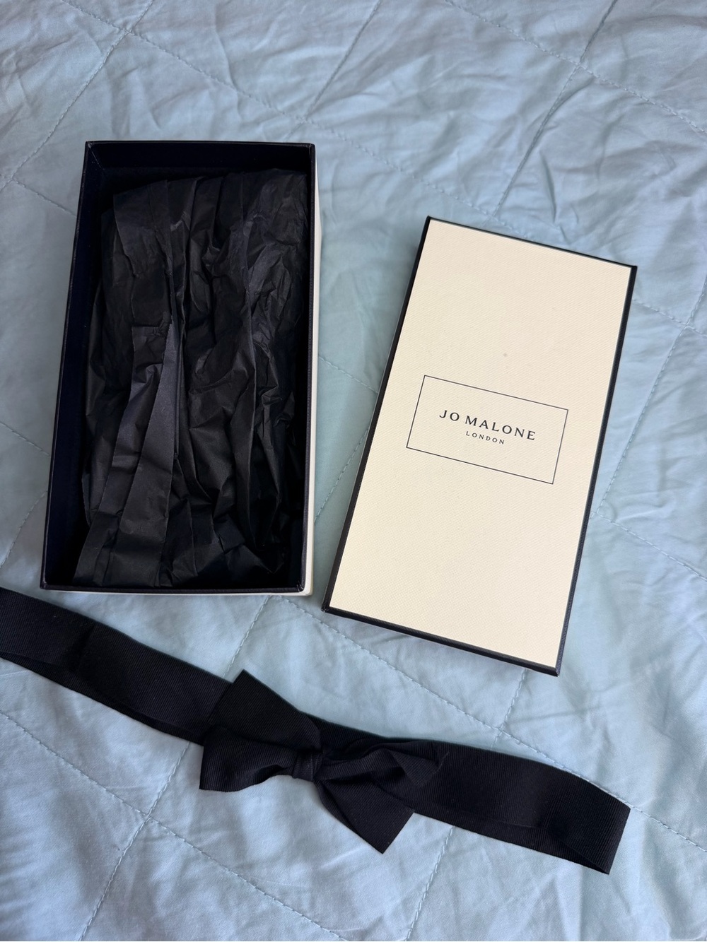 Jo Malone Black Ribbon and Cream Gift Box